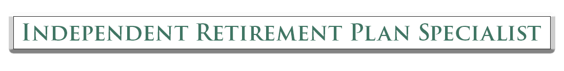 Independent Retirement Plan Specialist banner